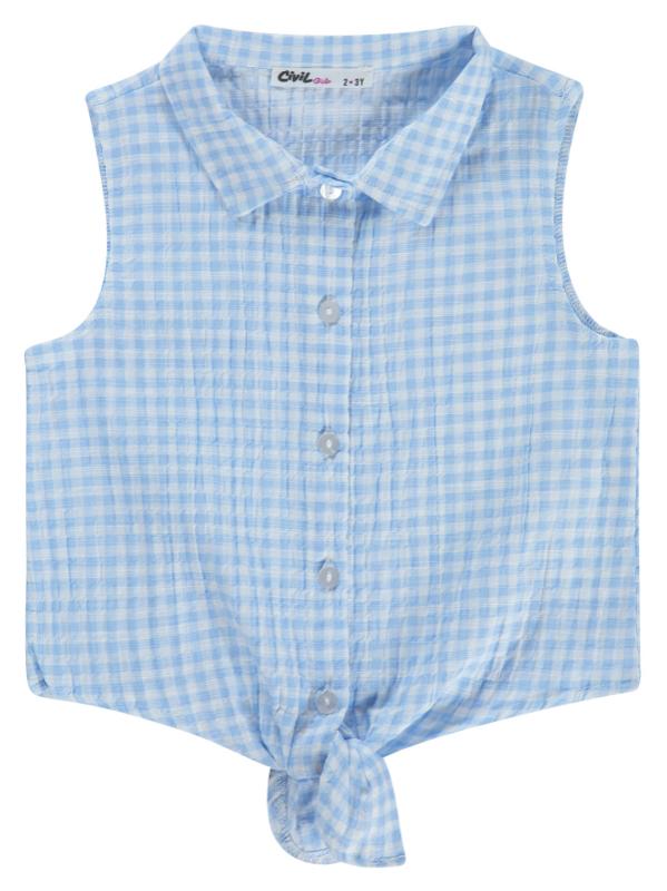 Picture of Girls Shirt 2-5 Years Light Blue - Package