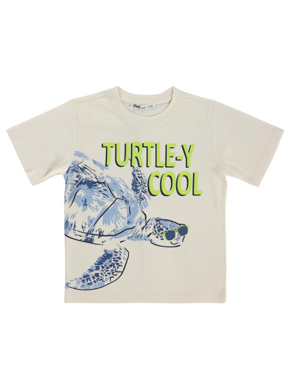 Picture of Boys T-Shirt 2-5 Years Ecru - Package
