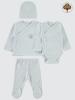 Picture of Baby Bodysuit Sets 0-24 Months White - Package