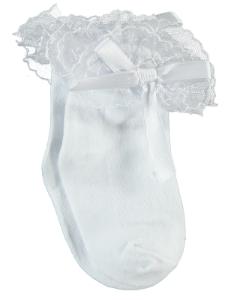 Picture of Girls Socks 2-9 Years White - Package