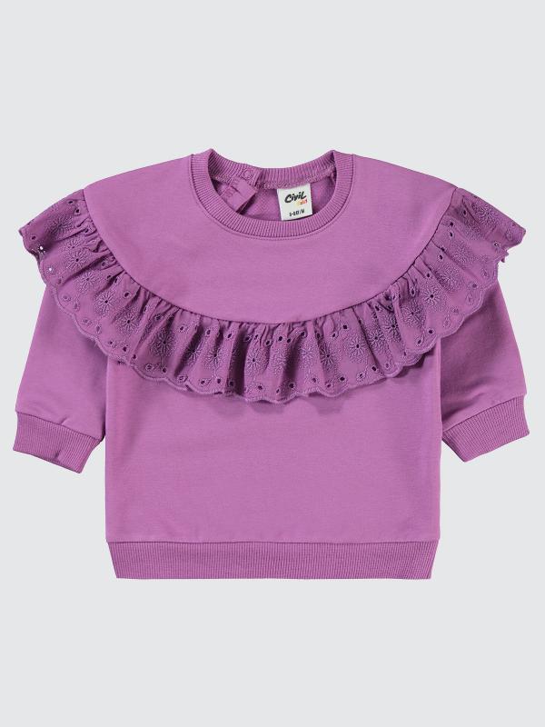 Picture of Baby Sweatshirt 0-24 Months Lavendar Lilac - Package
