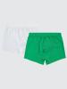 Picture of Boys Boxer Shorts 2-9 Years Green-White - Package