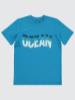 Picture of Boys T-Shirt 10-13 Years Dark Turquoise - Package