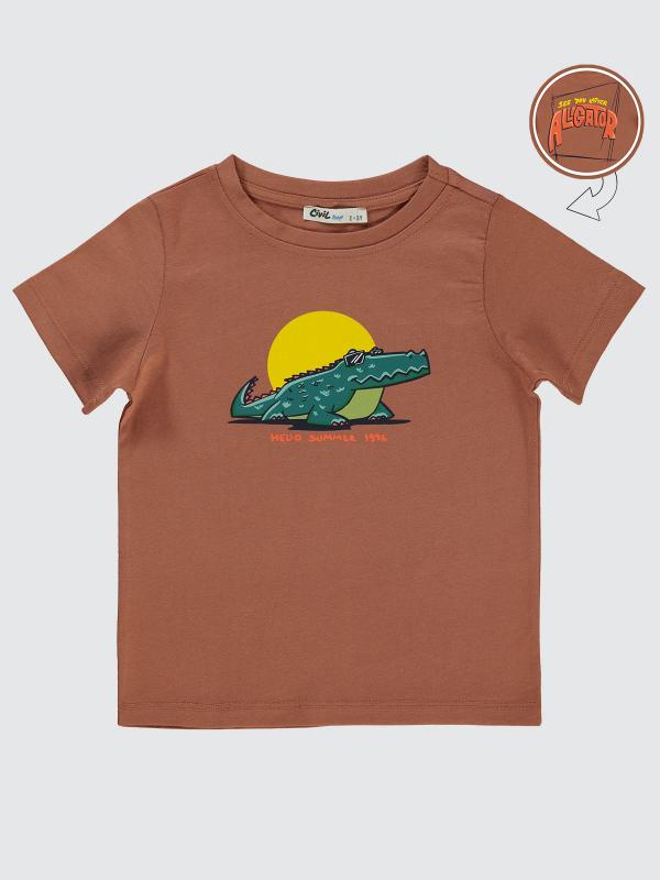 Picture of Boys T-Shirt 2-5 Years Terracotta - Package