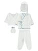 Picture of Baby Bodysuit Sets 0-24 Months Blue - Package