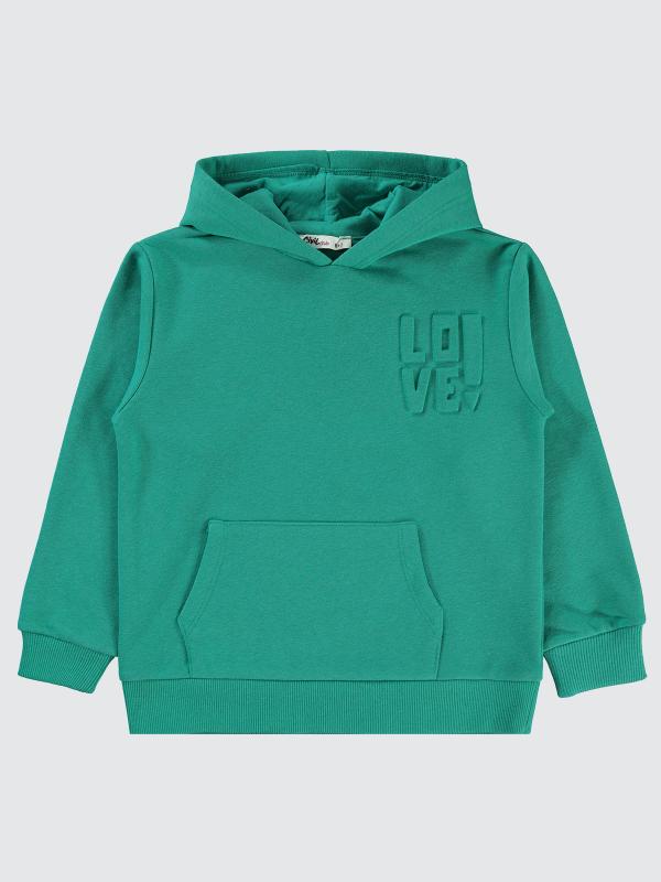 Picture of Girls Sweatshirt 6-9 Years Green - Package