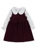 Picture of Girls Dress and Overall 2-5 Years Burgundy - Package