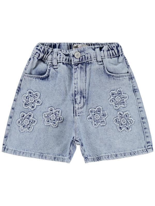 Picture of Girls Shorts 6-9 Years Blue - Package