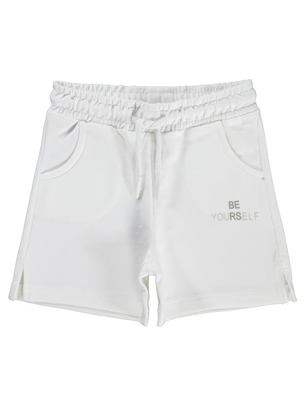 Picture of Girls Shorts 2-5 Years Off White - Package