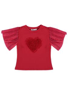 Picture of Girls T-Shirt 6-9 Years Red - Package