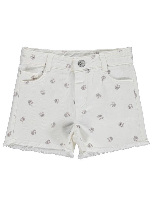 Picture of Girls Shorts 2-5 Years Off White - Package