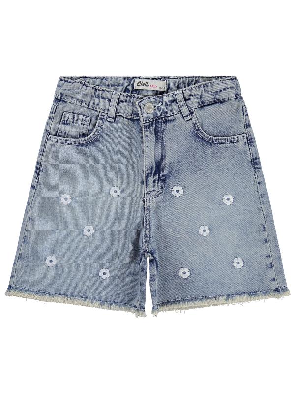 Picture of Girls Shorts 10-13 Years Blue - Package