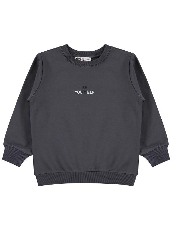 Picture of Girls Sweatshirt 2-5 Years Anthracite - Package