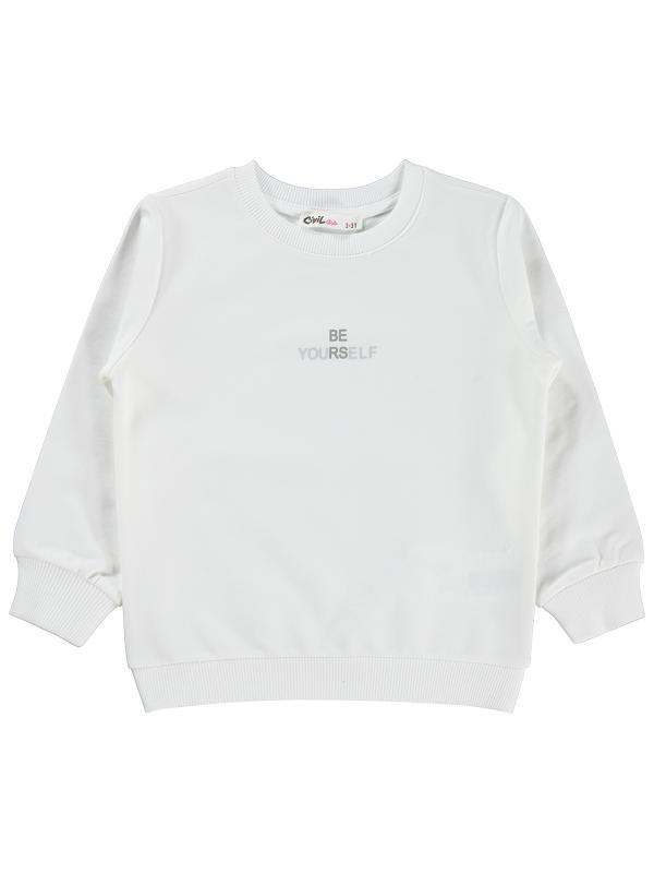 Picture of Girls Sweatshirt 2-5 Years Off White - Package