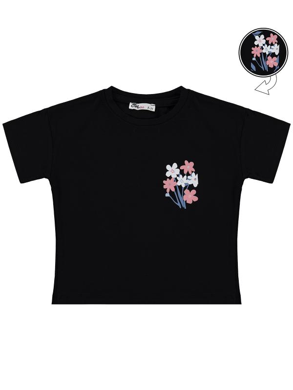 Picture of Girls T-Shirt 10-13 Years Black - Package