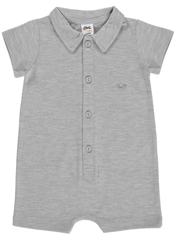 Picture of Baby Jumpsuit 0-24 Months Gray Melange - Package