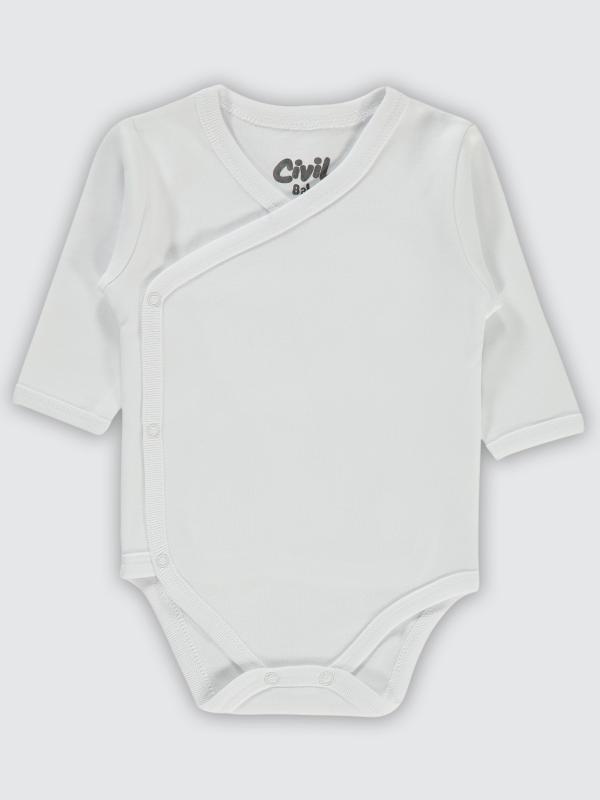 Picture of Baby Snapsuit 0-24 Months White - Package