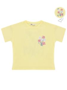 Picture of Girls T-Shirt 6-9 Years Yellow - Package