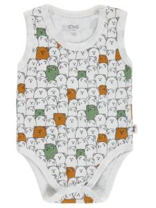 Picture of Baby Snapsuit 0-24 Months Ecru - Package