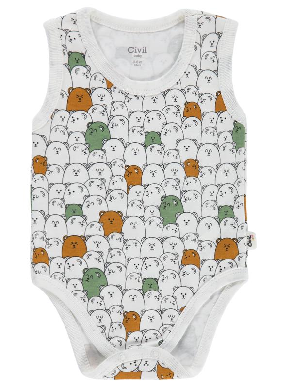 Picture of Baby Snapsuit 0-24 Months Ecru - Package