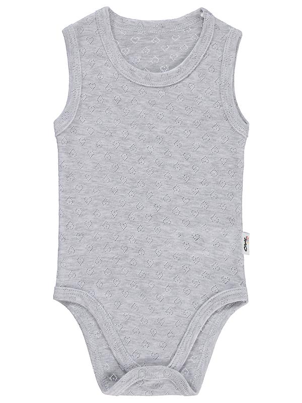 Picture of Baby Snapsuit 0-24 Months Gray - Package