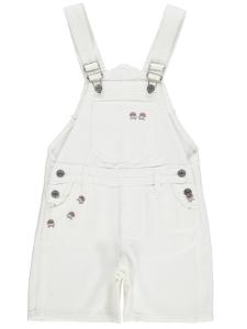 Picture of Girls Overalls 6-9 Years Off White - Package