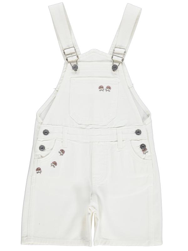 Picture of Girls Overalls 6-9 Years Off White - Package