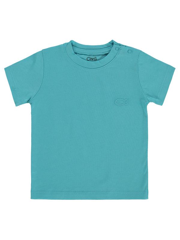 Picture of Baby T-Shirt 0-24 Months Petrol - Package
