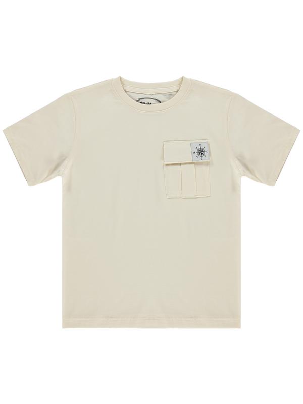 Picture of Boys T-Shirt 6-9 Years Ivory - Package