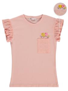 Picture of Girls T-Shirt 6-9 Years Salmon - Package