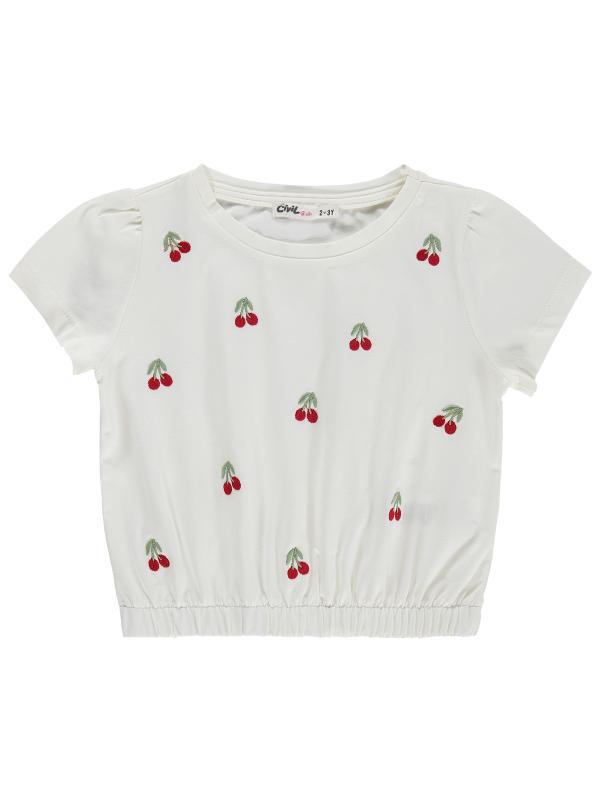 Picture of Girls T-Shirt 2-5 Years Ecru - Package