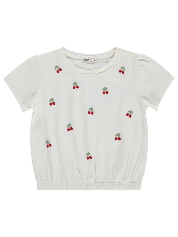 Picture of Girls T-Shirt 6-9 Years Ecru - Package