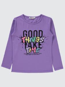 Picture of Girls Sweatshirt 6-9 Years Metal Lavendar Lilac - Package