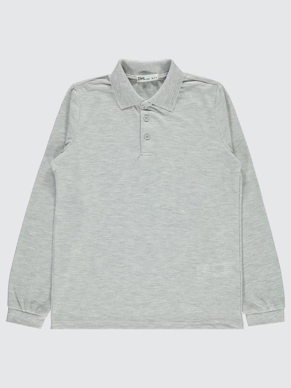 Picture of Boys Sweatshirt 10-13 Years Gray Melange - Package