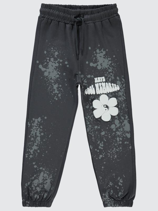 Picture of Girls Track Pants 6-9 Years Smoke - Package