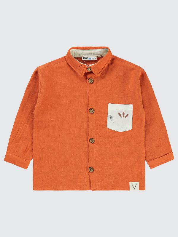 Picture of Boys Shirt 2-5 Years Orange - Package