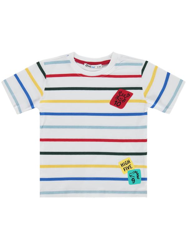 Picture of Boys T-Shirt 2-5 Years Ecru - Package