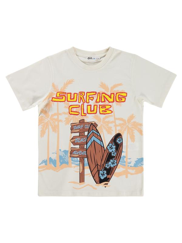 Picture of Boys T-Shirt 10-13 Years Off White - Package