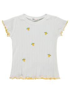 Picture of Girls T-Shirt 6-9 Years Off White - Package
