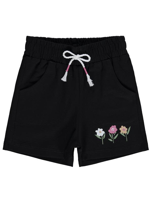 Picture of Girls Shorts 2-5 Years Black - Package