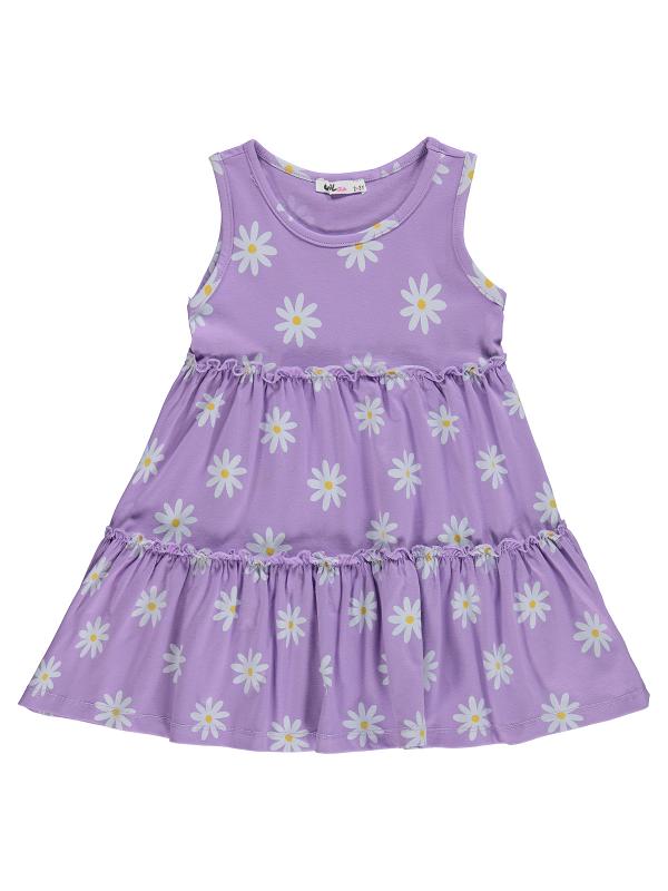 Picture of Girls Dress and Overall 2-5 Years Lilac - Package