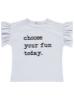 Picture of Girls T-Shirt 6-9 Years White - Package