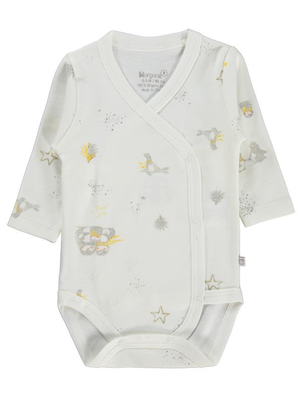 Picture of Baby Snapsuit 0-24 Months Ecru - Package