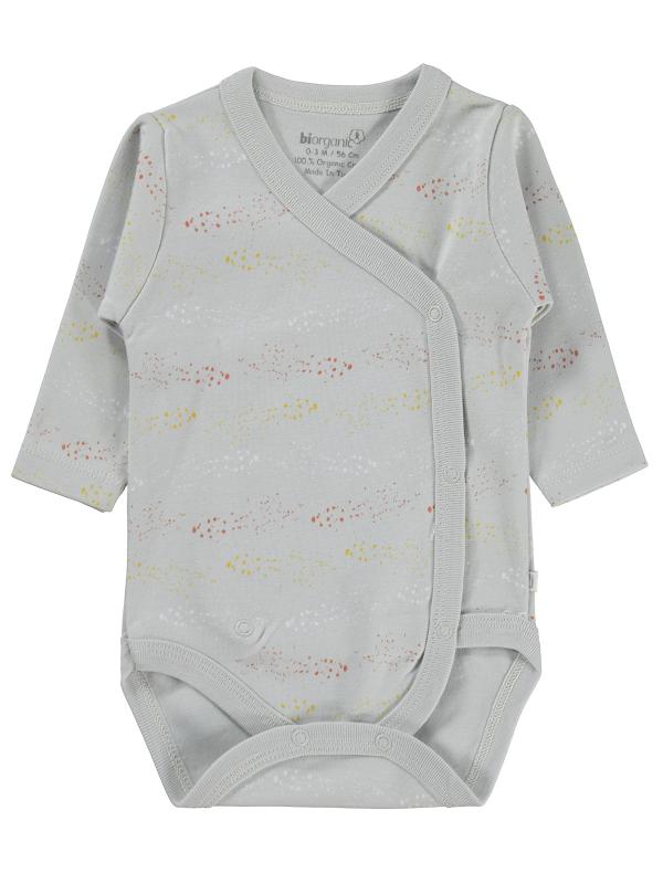 Picture of Baby Snapsuit 0-24 Months Gray - Package