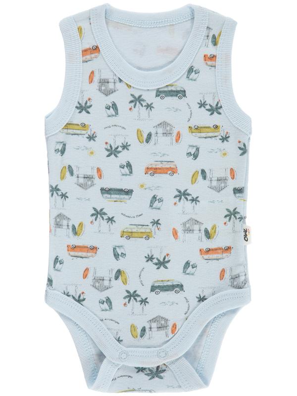 Picture of Baby Snapsuit 0-24 Months Blue - Package