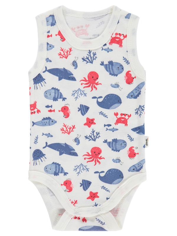 Picture of Baby Snapsuit 0-24 Months Ecru - Package
