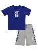 Picture of Boys Set 6-9 Years Sax Blue-Gray Melange - Package