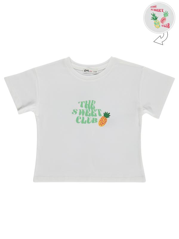 Picture of Girls T-Shirt 2-5 Years Ecru - Package