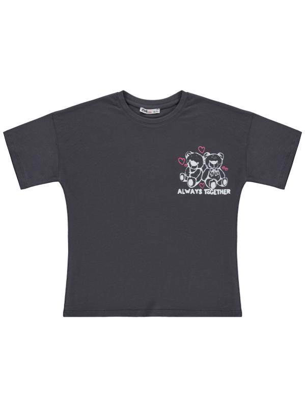 Picture of Girls T-Shirt 10-13 Years Anthracite - Package