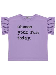 Picture of Girls T-Shirt 6-9 Years Purple - Package